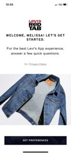 Levi's red tab loyalty program